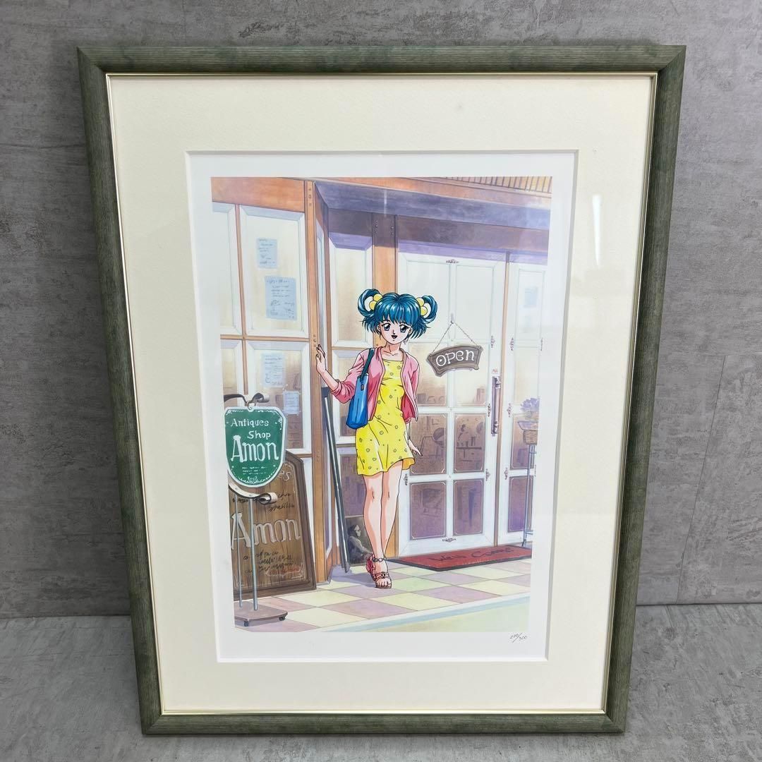 フォローで20％割クーポン配布中 ときめきメモリアル 館林 リトグラフ アンティークショップの前で 220 300 24H0211HO0594-02