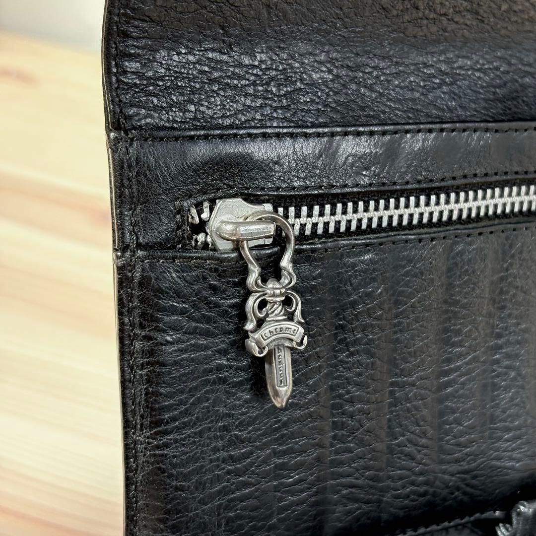 自然光撮影・極美　CHROME HEARTS WAVE WALLET 長財布 自然光撮影・極美 CHROME HEARTS WAVE WALLET 長財布 - メルカリ