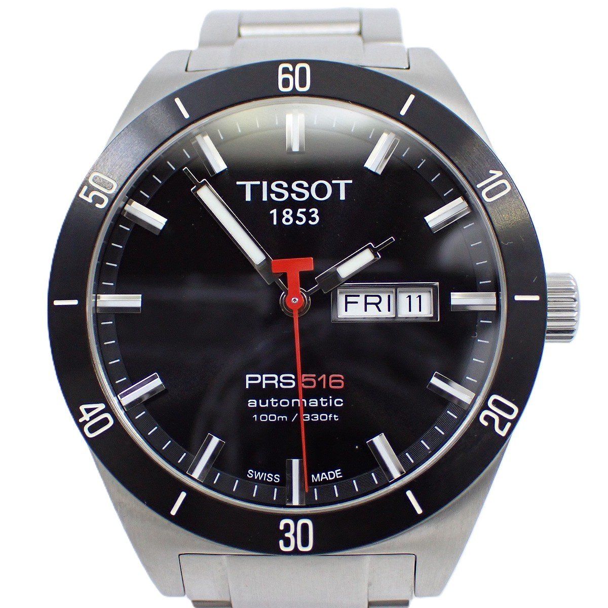 買い保障できる TISSOT ティソ PRS516 自動巻き メンズ 腕時計 デイデイト ティソ