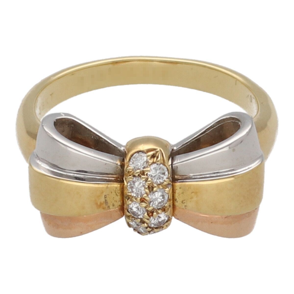 中古】 Van Cleef & Arpels ヴァンクリーフ&アーペル リボン デザイン