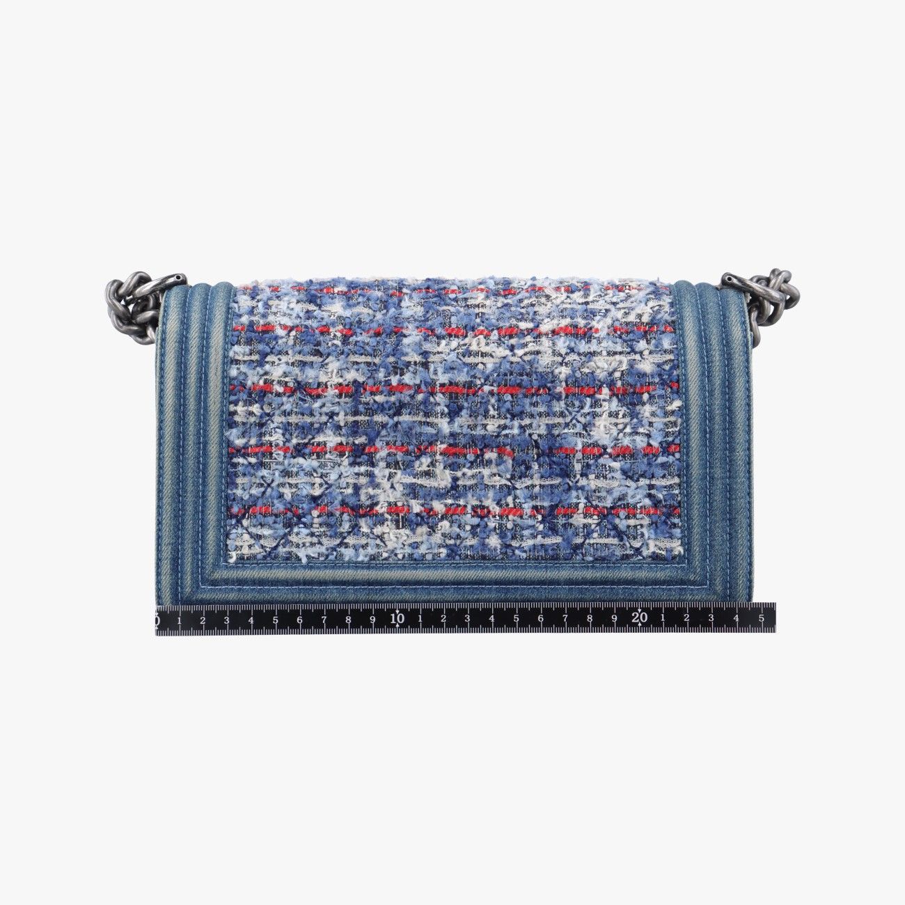 シャネルChanelボーイシャネルブルー×マルチ デニムA6708619106227