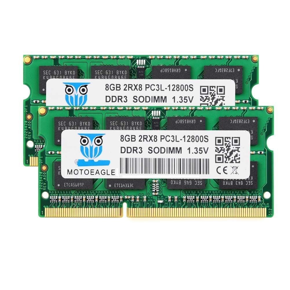 特価商品】Motoeagle ノートPC用メモリDDR3L 1600 MHz 16GB Kit PC3L-12800 8GB×2枚組 SO-DIMM  電圧 1.35V/1.5V 204Pin CL11 Non-ECC Mac 対応 - メルカリ