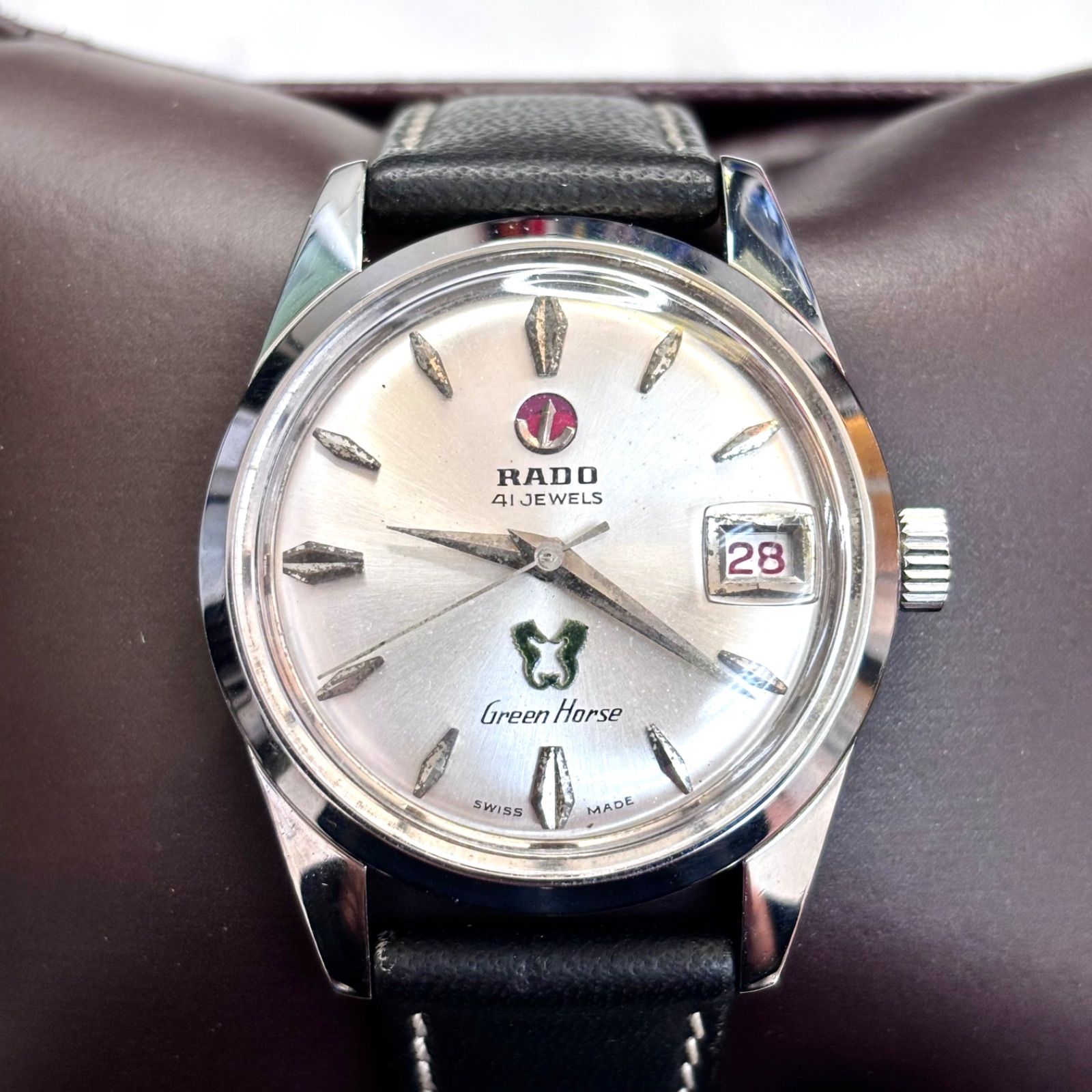 希少品⭐️RADO ラドー】 グリーン ホース/ Rado Green horse 41石 