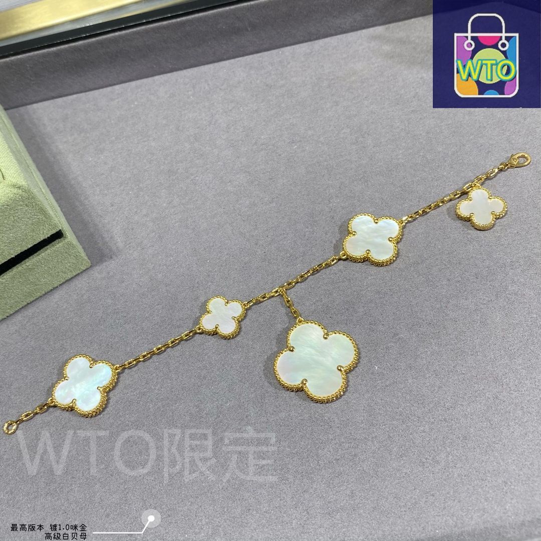 Van Cleef & Arpels] アルハンブラ マザーオブパール 5連