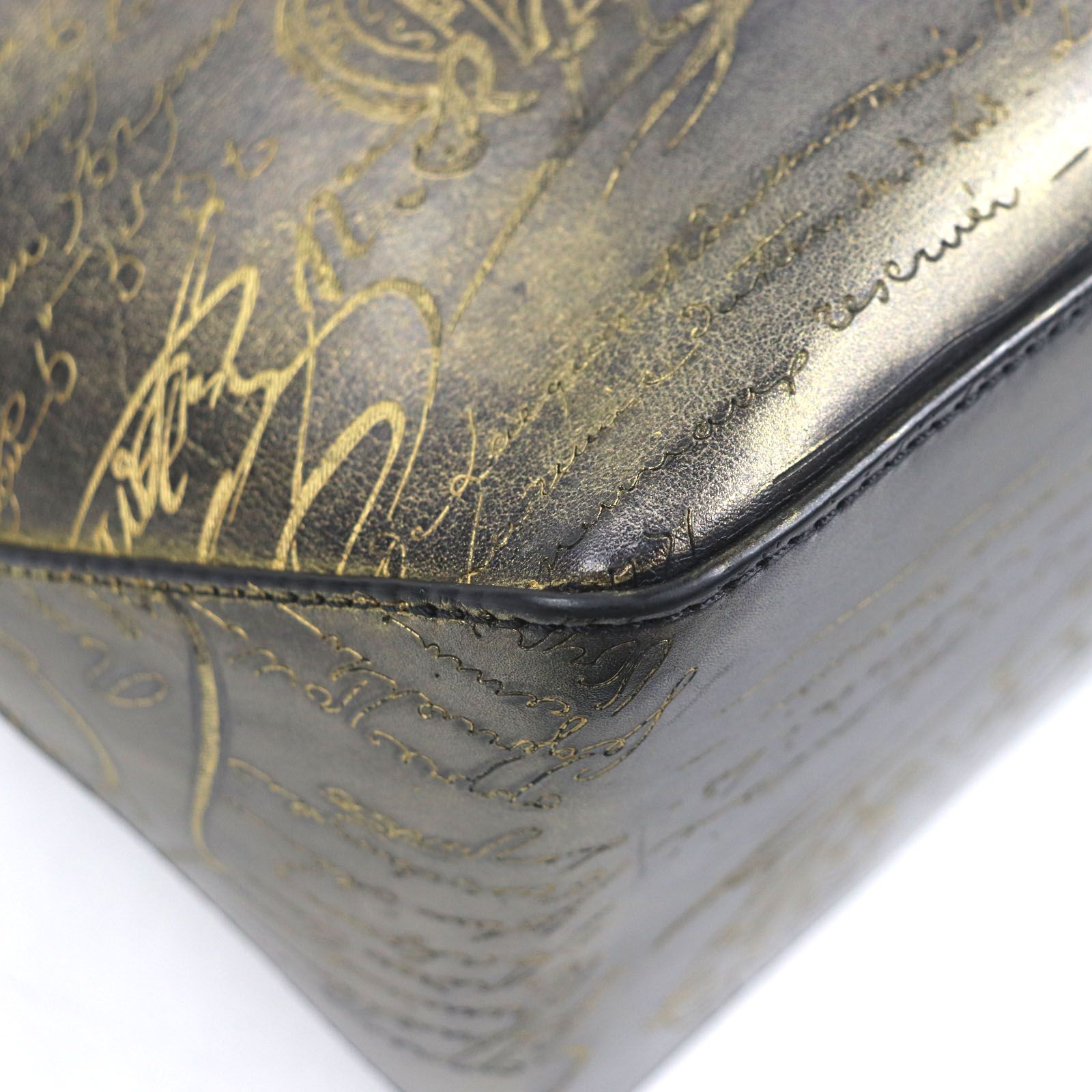 極美品▽BERLUTI ベルルッティ トゥジュール スクリットレザー