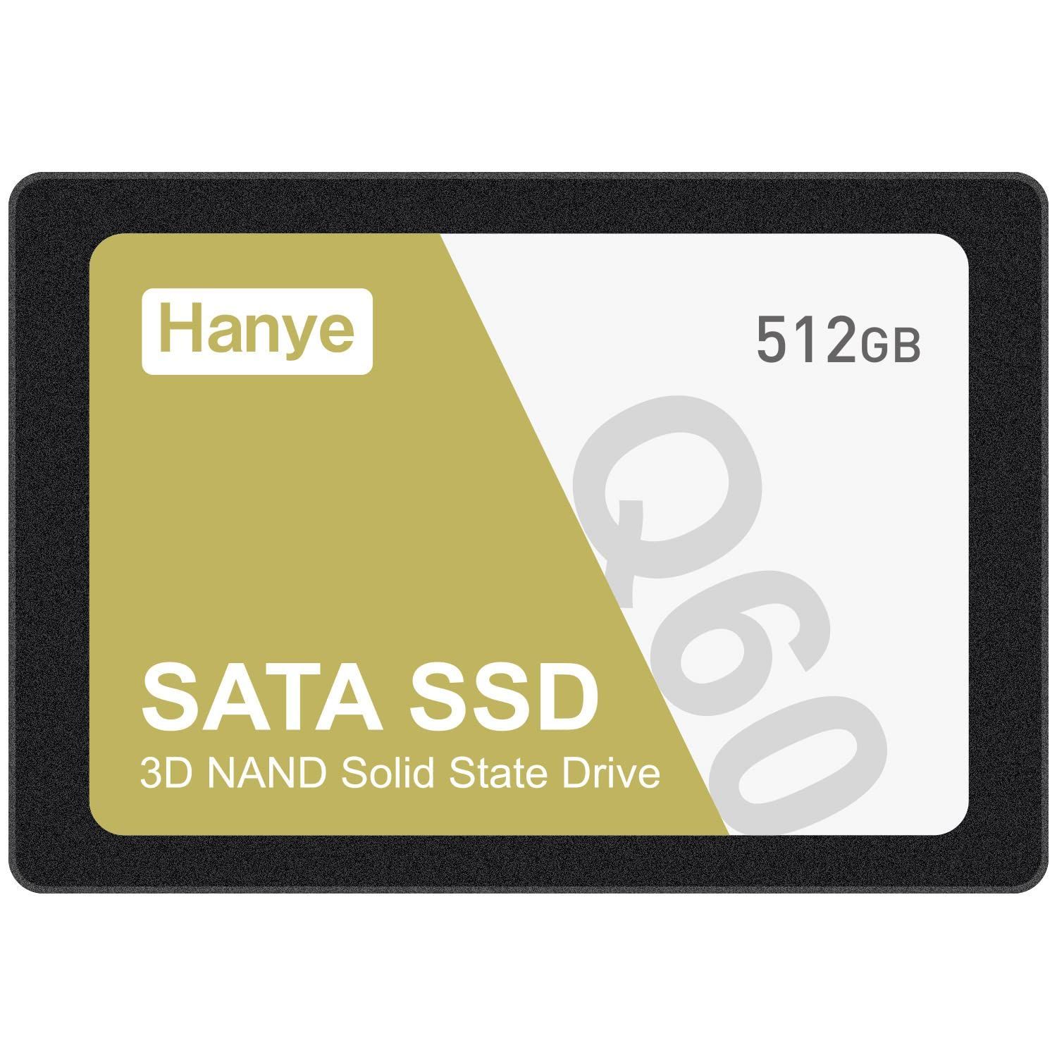 新品 正規代理店品 550MB/s 6Gb/s SATAIII NAND採用 3D 7mm 2.5インチ 内蔵型SSD 512GB Hanye -  メルカリ