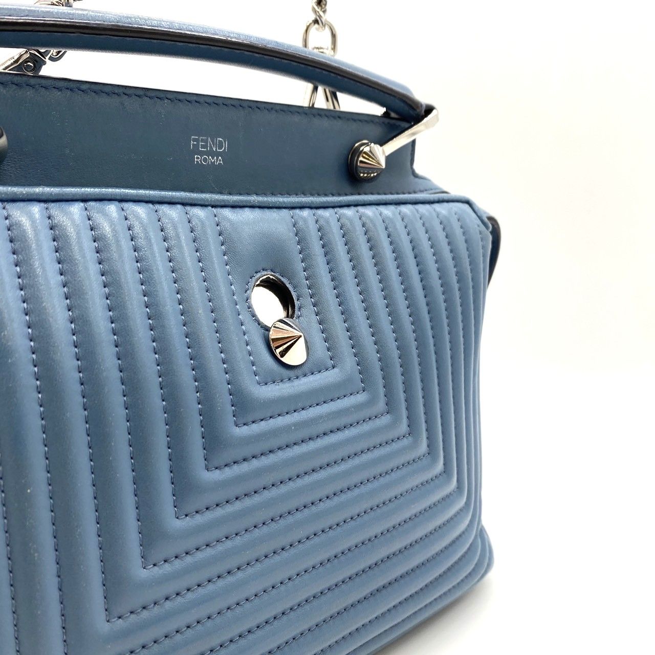 FENDI フェンディ 8BN299 ドットコム ハンドバッグ ショルダー