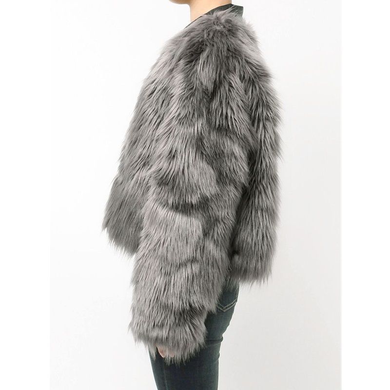 レイヤードエコファーライダースジャケット