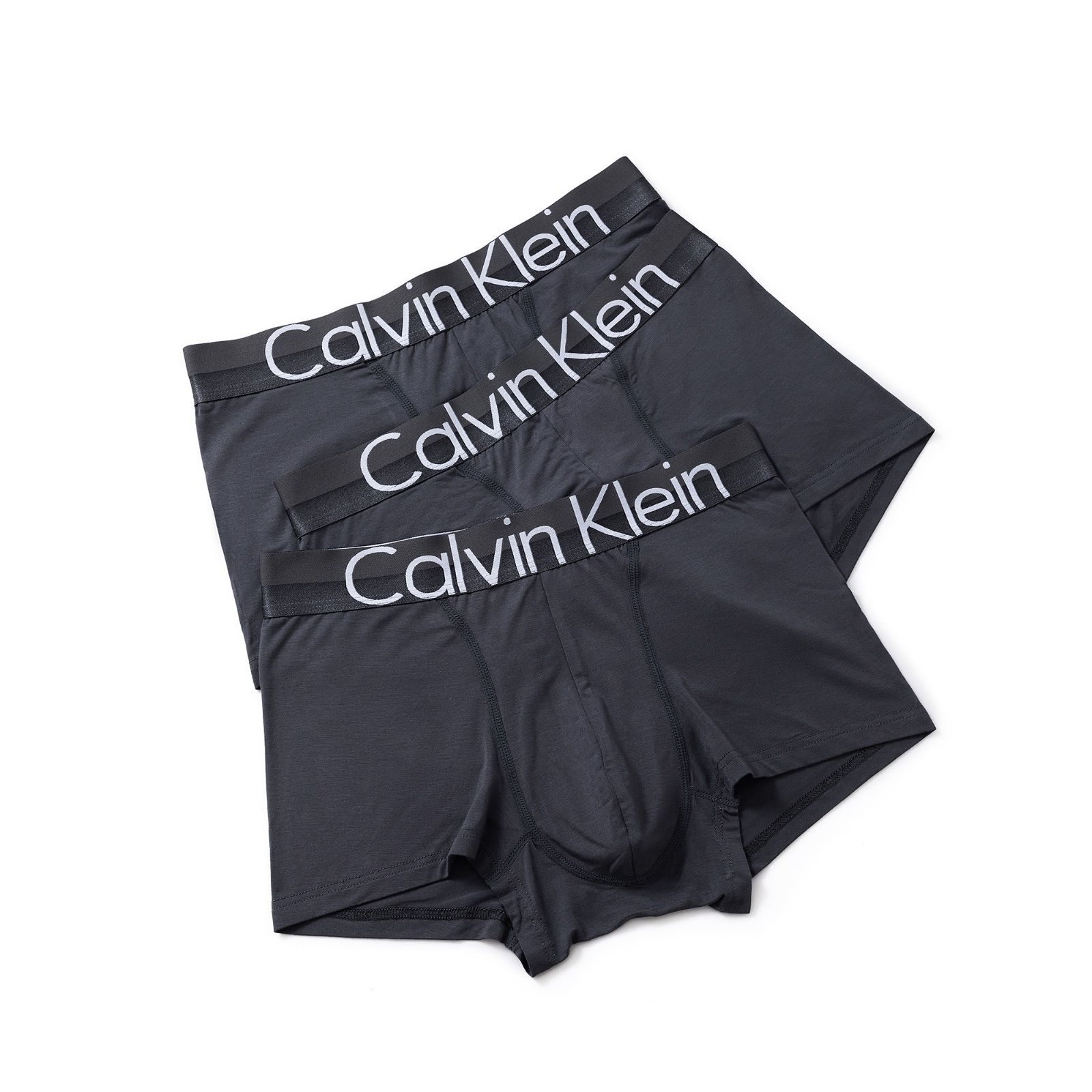 CALVIN KLEINカルバンクライン コットンボクサーパンツ   Mサイズ　ダークグレー