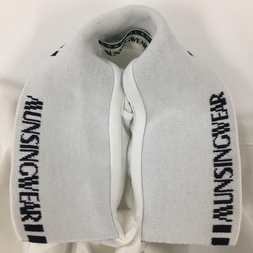 Munsingwear マンシングウェア半袖ポロシャツゴルフウェア LL白 Munsingwear ゴルフウェア ポロシャツ メンズ 春 夏 半袖