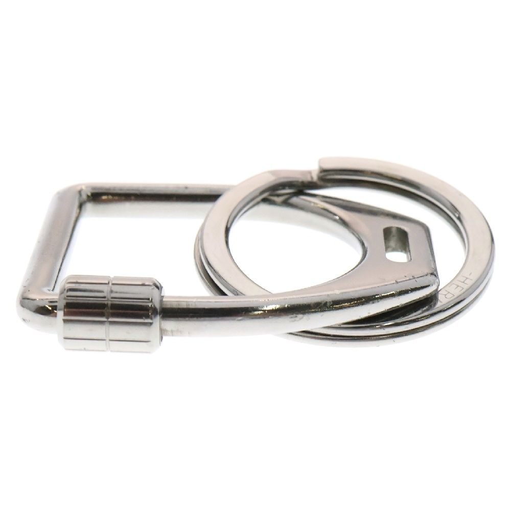 HERMES (エルメス) エトリエ キーホルダー キリング メタル シルバー