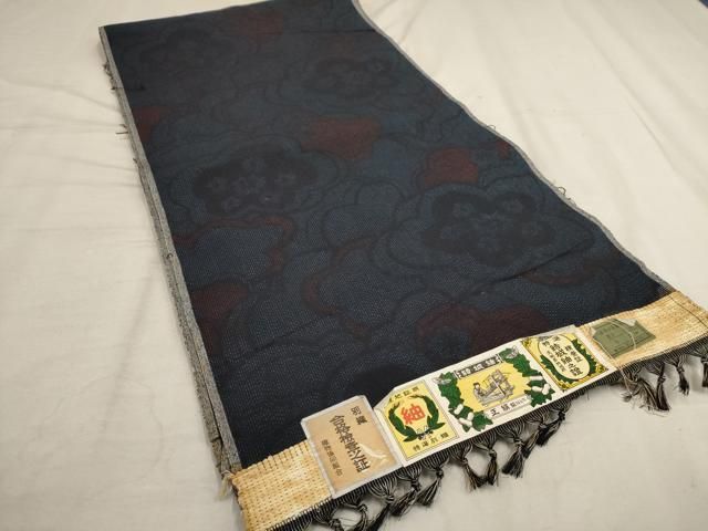 平和屋着物○結城紬 錆色 正絹 逸品 未使用 AAAY6289ph