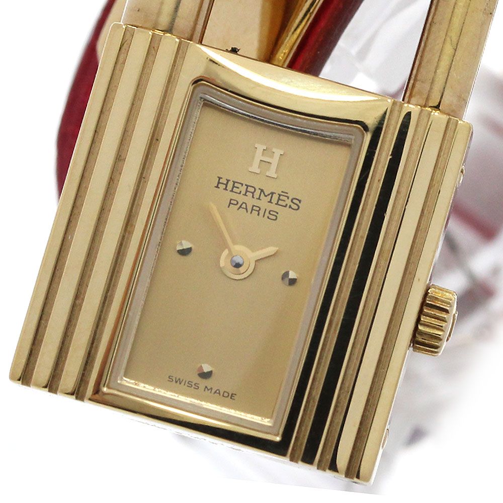 エルメス HERMES ケリーウォッチ クォーツ レディース保証書付き_