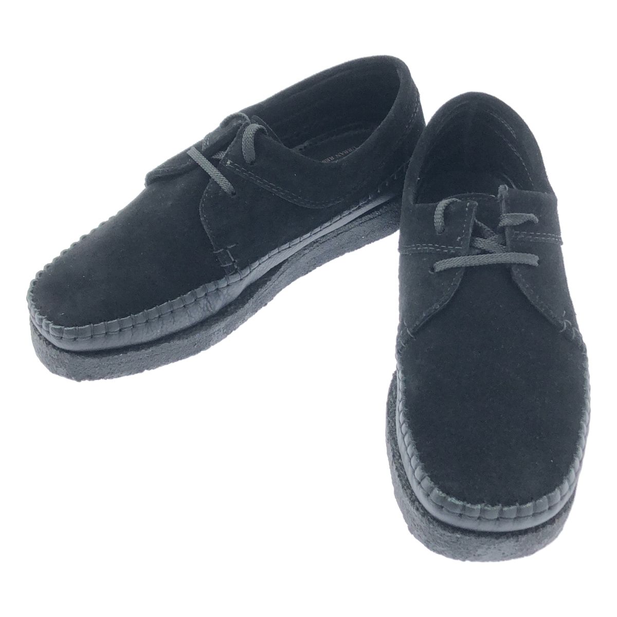 Padmore-Barnes | パドモア-バーンズ | WILLOW LOW スエード レースアップシューズ | UK7 | ブラック | メンズ