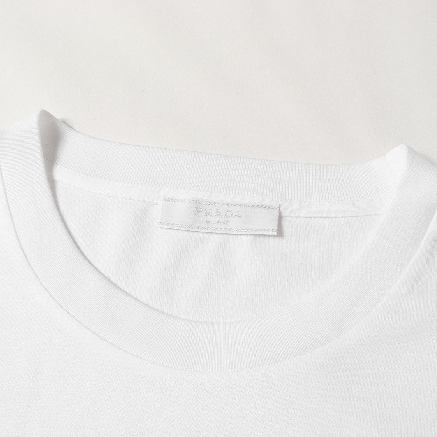 新品同様】PRADA プラダ Tシャツ ホワイト 白 サイズ:XL | 2024年製  