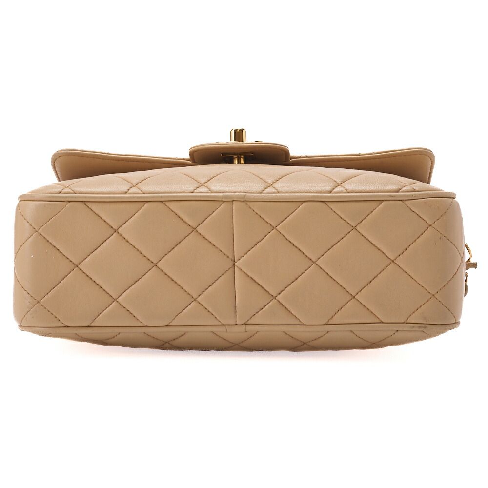 シャネル フリンジ チェーンショルダーバッグ マトラッセ ベージュ ラムスキン マトラッセ 在庫処分SALE シャネル CHANEL フリンジチェーン