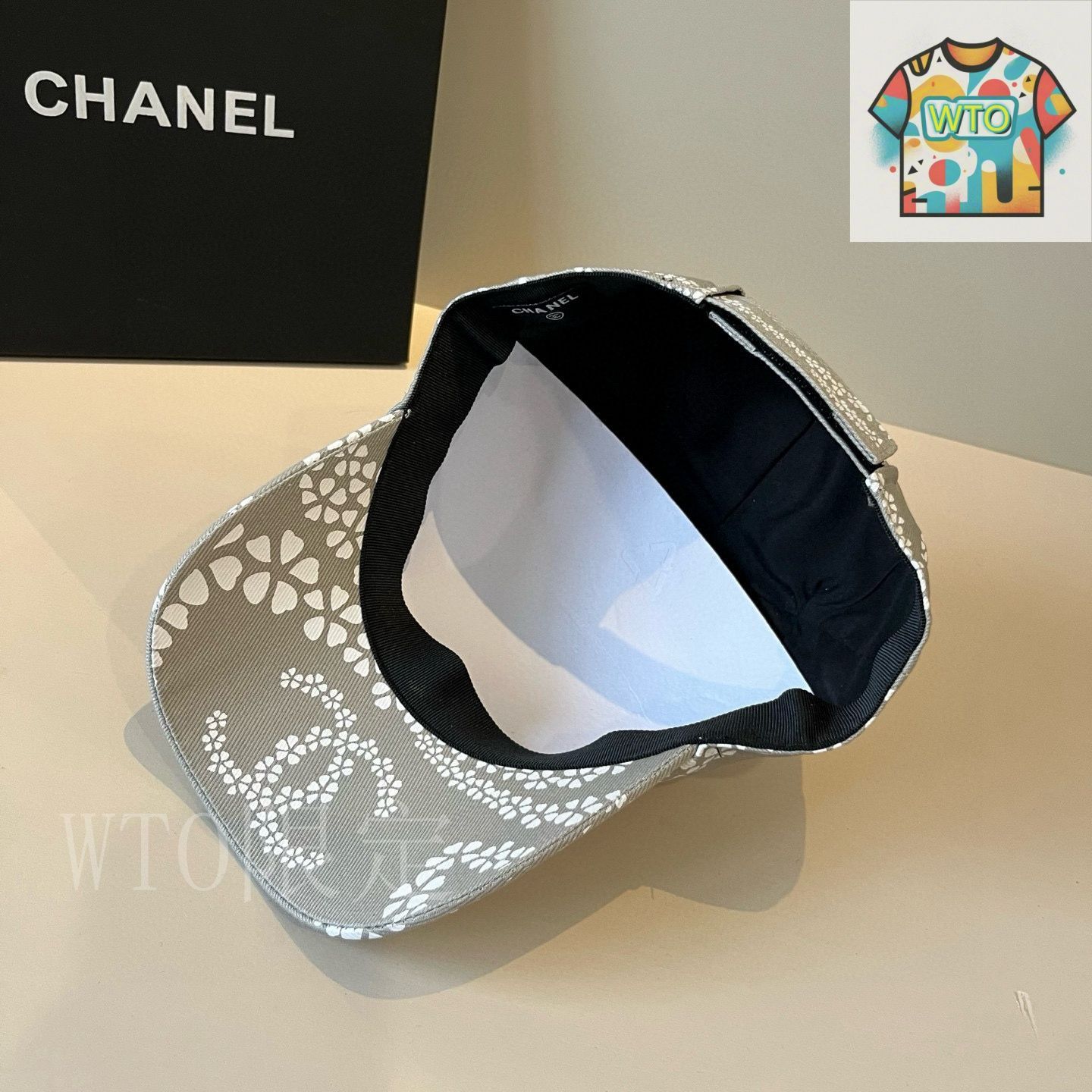 【上品カジュアル♪】シャネル CHANEL パールプリント キャップ 22P☆使いやすさにハマる♪】シャネル キャップ 4色 (CHANEL