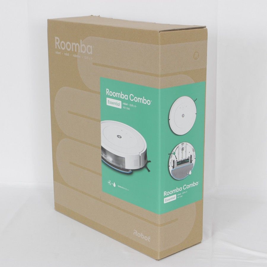 Roomba Combo Essential 本体 ホワイト ロボット掃除機本体 充電ドック