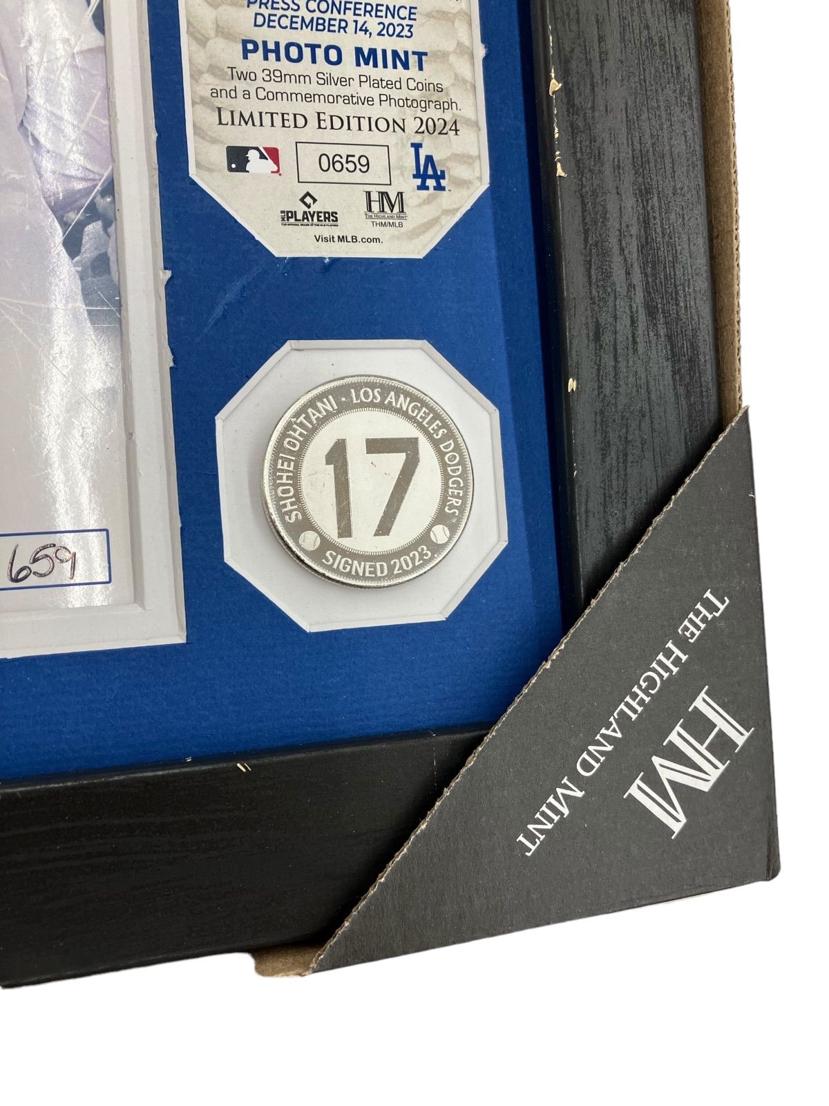 SG00001 現状品 タレントグッズ 大谷翔平 ドジャース 移籍記念 ダブル