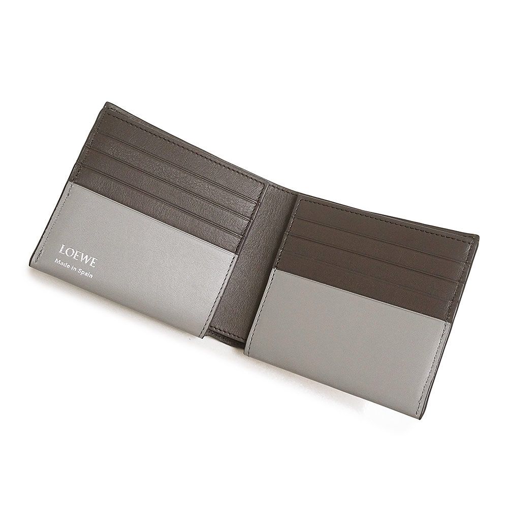 ☆LOEWEロエベ バイカラー二つ折り財布☆パズル ラウンドジップ