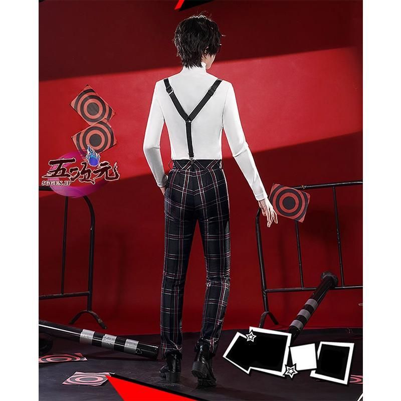 【バーゲンSALE】 人気 三分妄想 ペルソナ5 コスプレ 雨宮蓮 制服 衣装 ウィッグ 追加可 BJ0922MLレイヤー服