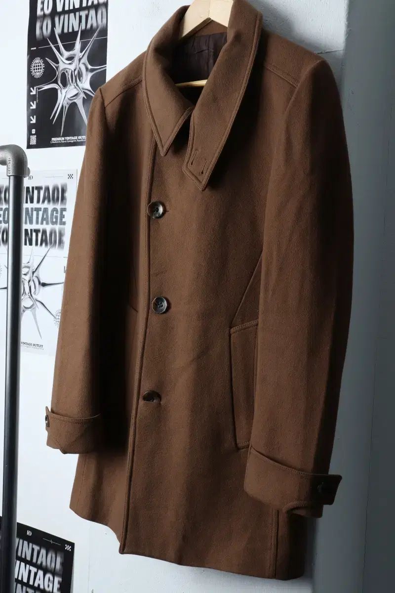 （ M ） ZIOSONGZIO コートジャケット 茶色 カシミア 限定版- 11C42