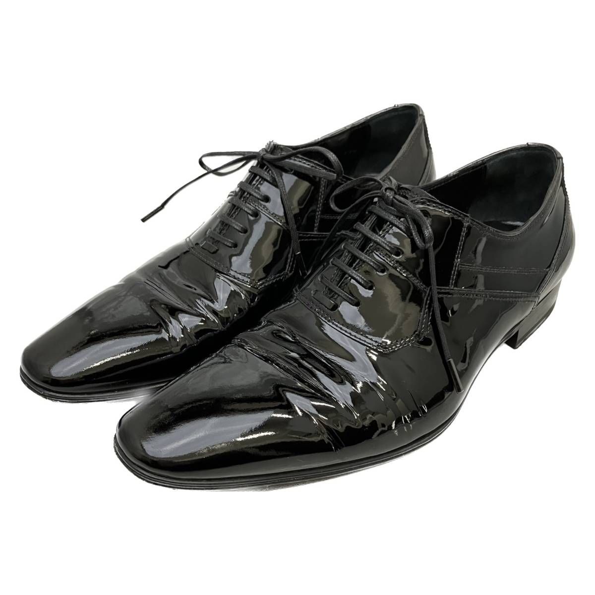 Christian Dior クリスチャンディオール Derby vernis サイズ39.5 ブラック 黒 靴 