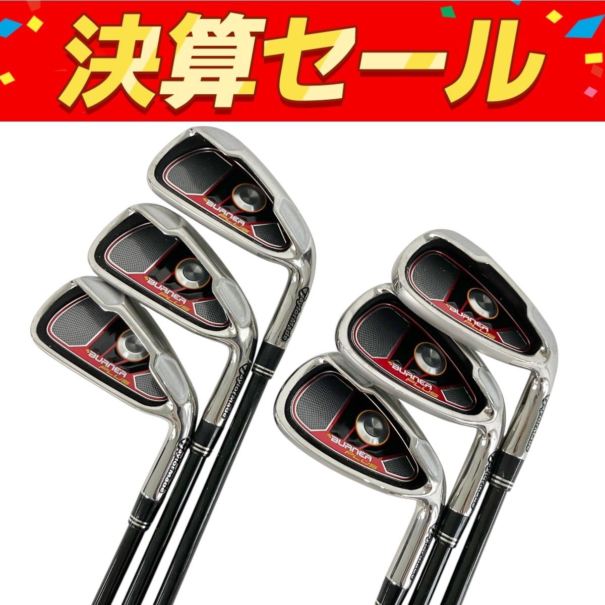 Taylormade BURNER PLUS 5-9 P アイアン 6本セット ゴルフクラブ テーラーメイド Y10102924