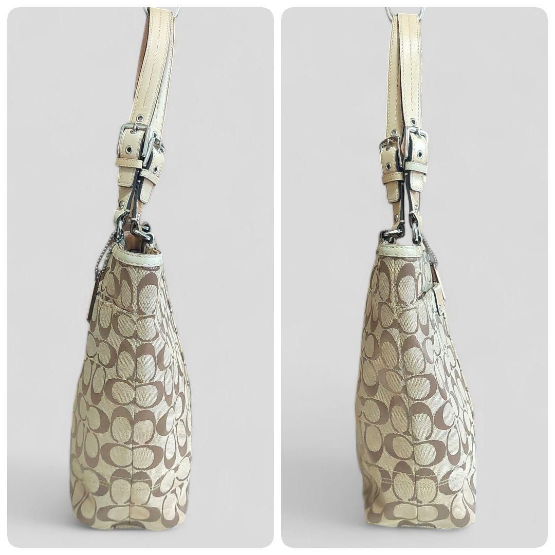 極美品 未使用級 コーチ トートバッグ ショルダーバッグ シグネチャー  