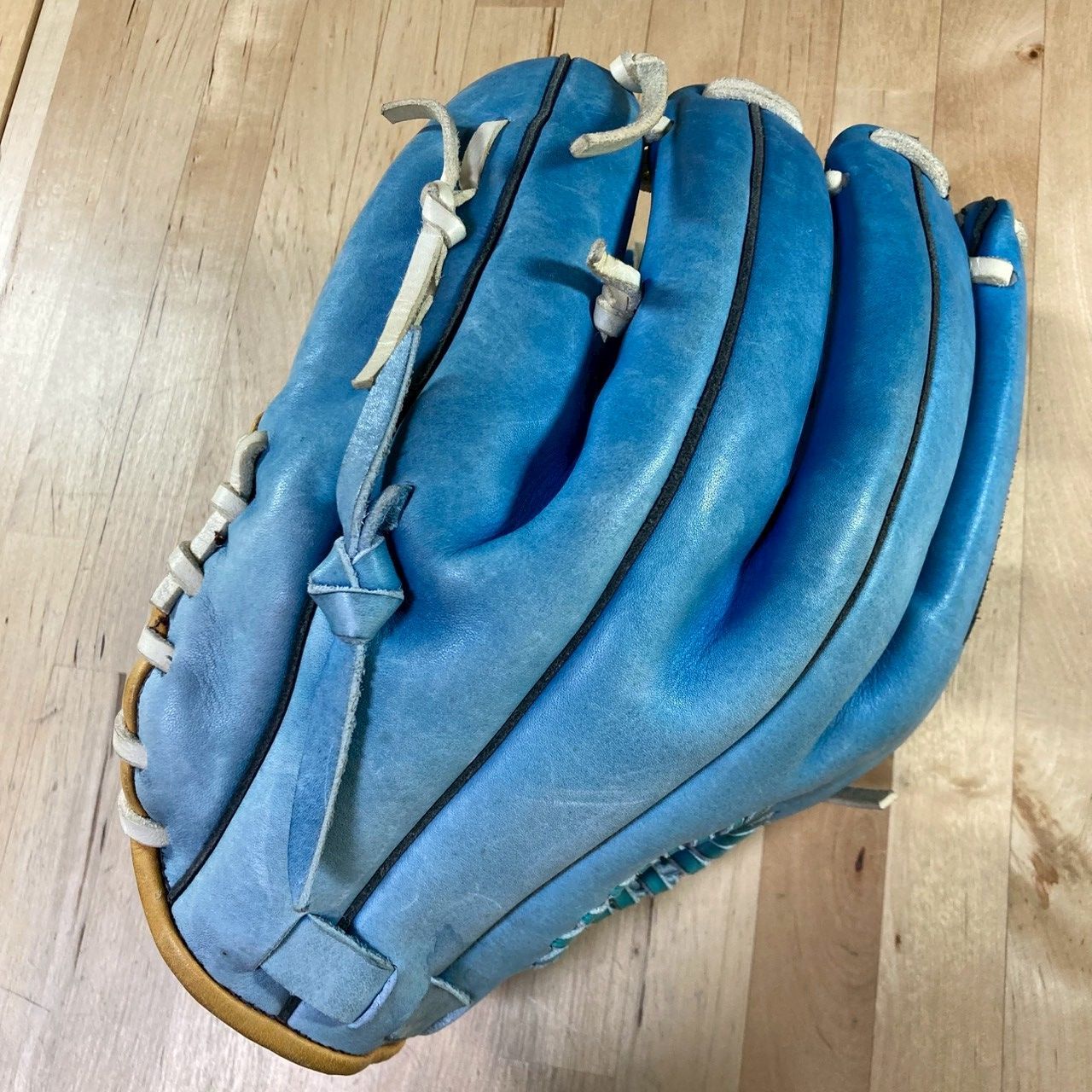 ミズノプロ オーダーグローブ 青×白 右投げ用 ミズノ 軟式 オーダー