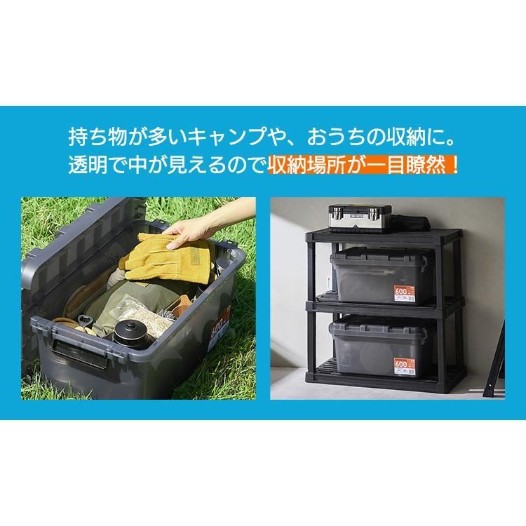 公式】【2個セット】収納ボックス 屋外 ふた付き コンテナ