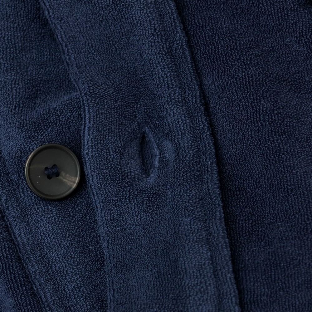 新品　ZANONE ザノーネ パイル ブルゾン ネイビー　ブルー 新品】ザノーネ ZANONE コットン パイル ブルゾン ネイビー【サイズM