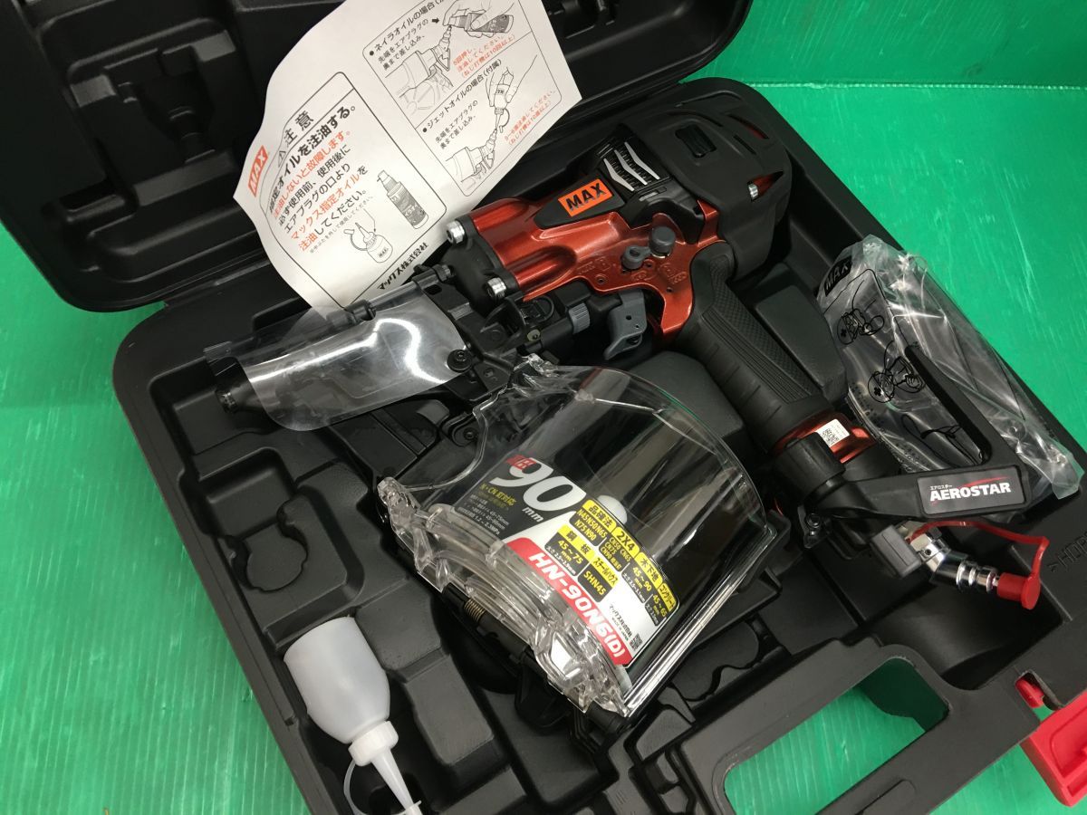 MAX マックス HN-90N3 高圧釘打機 MAX 90mm高圧釘打機 MAXマックス MAX マックス HN-90N3 高圧釘打機 MAX 90mm高圧釘打機 MAXマックス