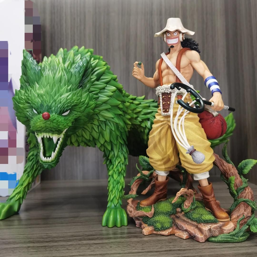 ワンピース ウソップ 衝撃狼草 セット ガレージキット