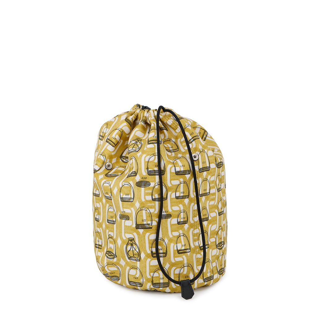 エルメス 替えバッグ ミュザルディーヌ バックルの工房 マルチカラー|シルバー金具 シルク HERMES 巾着