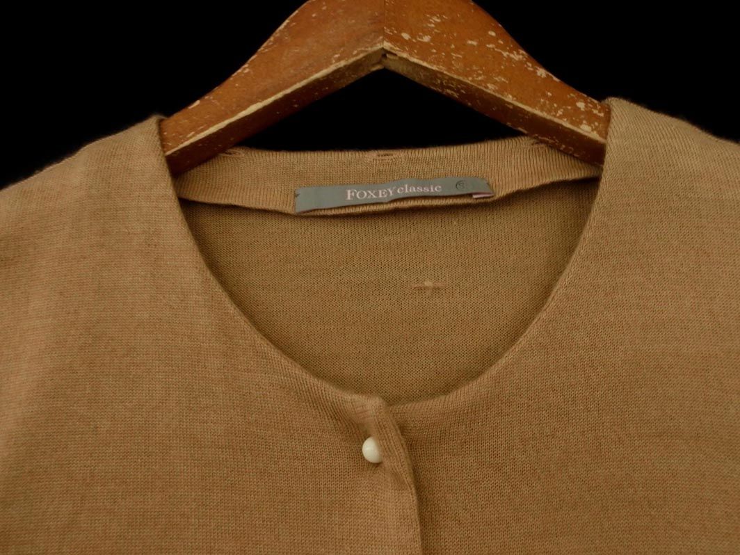 FOXEY カシミヤ混ニット　カーディガン foxey フォクシー カシミヤ混 ニット カーディガン sizeS