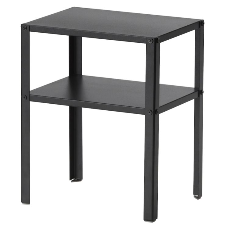 送料込IKEA KNARREVIK クナレヴィーク ベッドサイドテーブルブラック