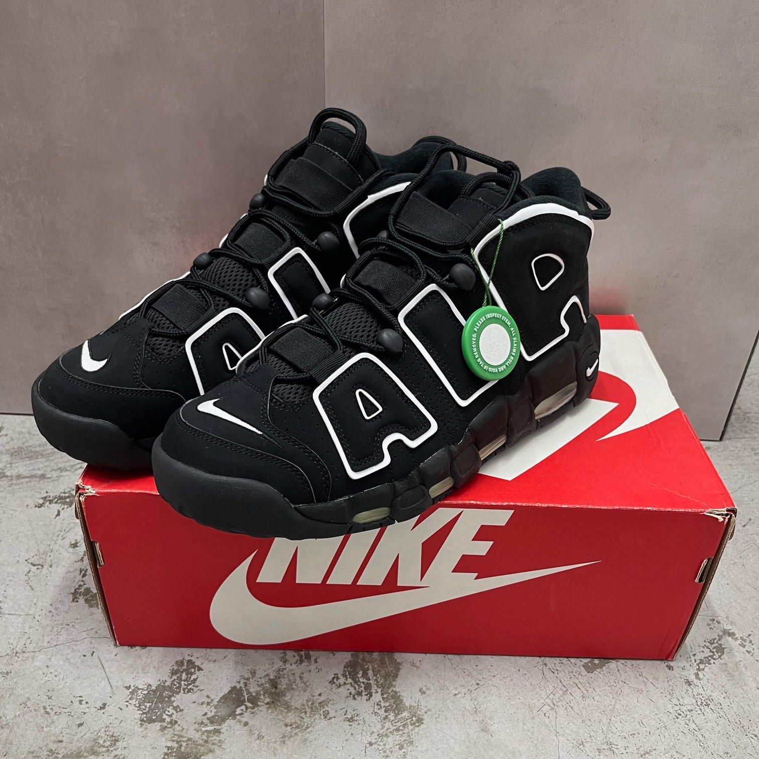 NIKE AIR MORE UPTEMPO BLACK ナイキ エア モアアップテンポ ブラック 