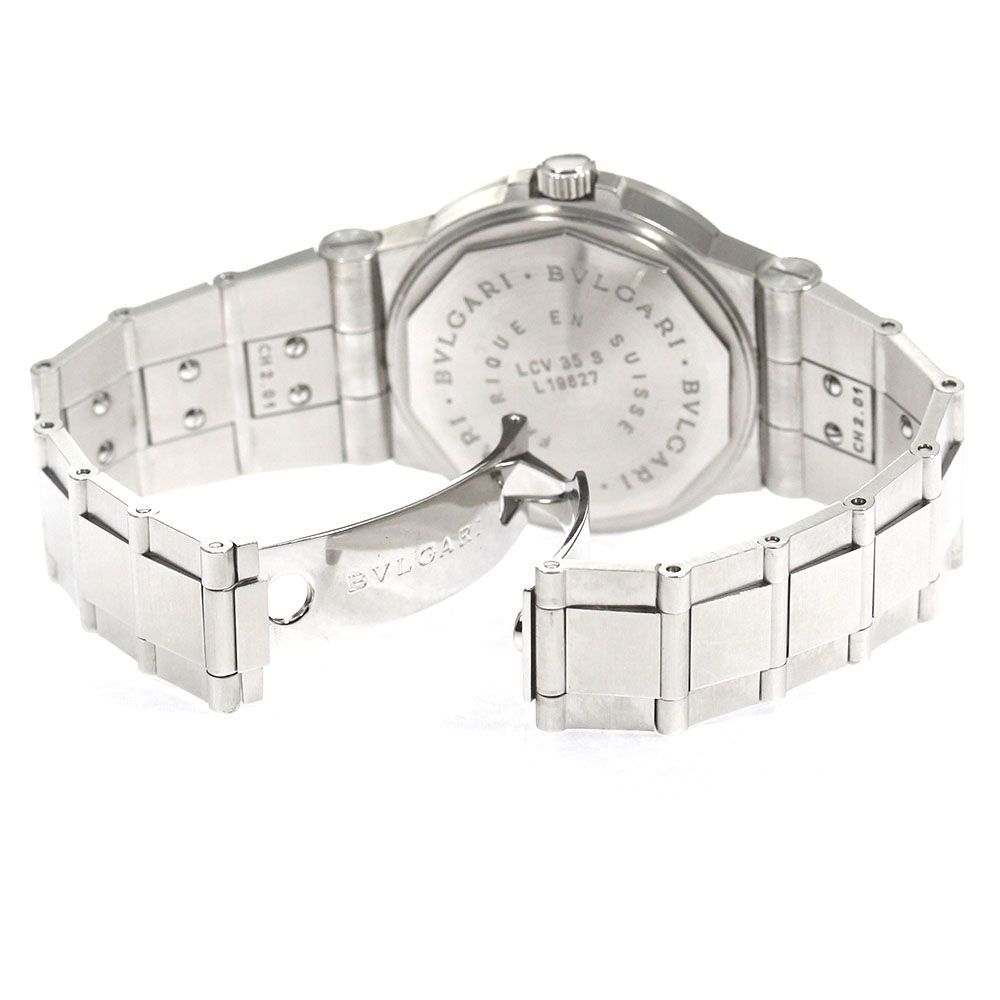 BVLGARI 自動巻きLCV35 ディアゴノ　35㎜ 正規品 ブルガリ ディアゴノ LCV 35 S AT 自動巻 ユニセックス