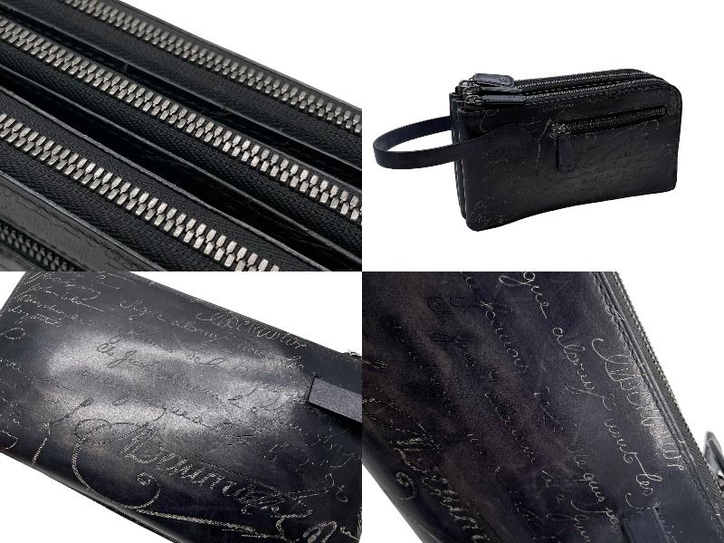 セレブ愛用の逸品【BERLUTI】Scritto Venezia ウォッシュバッグ Berluti ベルルッティ クラッチバッグ セカンドバッグ TIRIWA