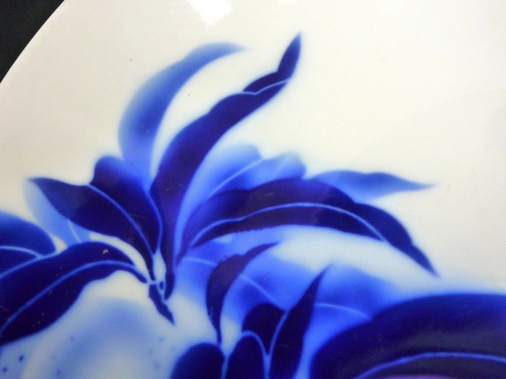 宮内庁御用達 深川製磁 深鉢皿 皿 絵皿 桃 もも 桃柄 桃文 桃図 色絵