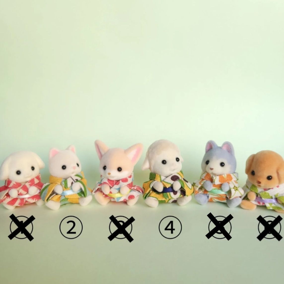 シルバニアファミリー【赤ちゃん浴衣2着セット】 ふたごセット