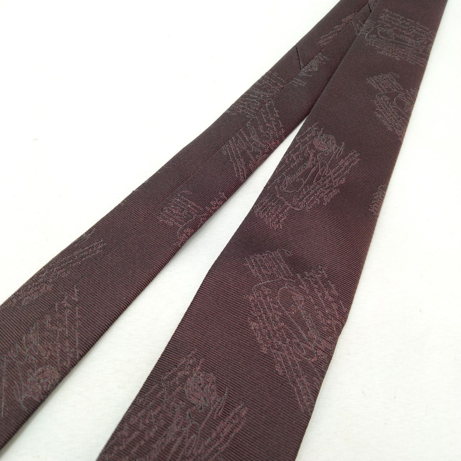 ✨️BERLUTI✨️ベルルッティ カリグラフィ柄 シルク ネクタイ