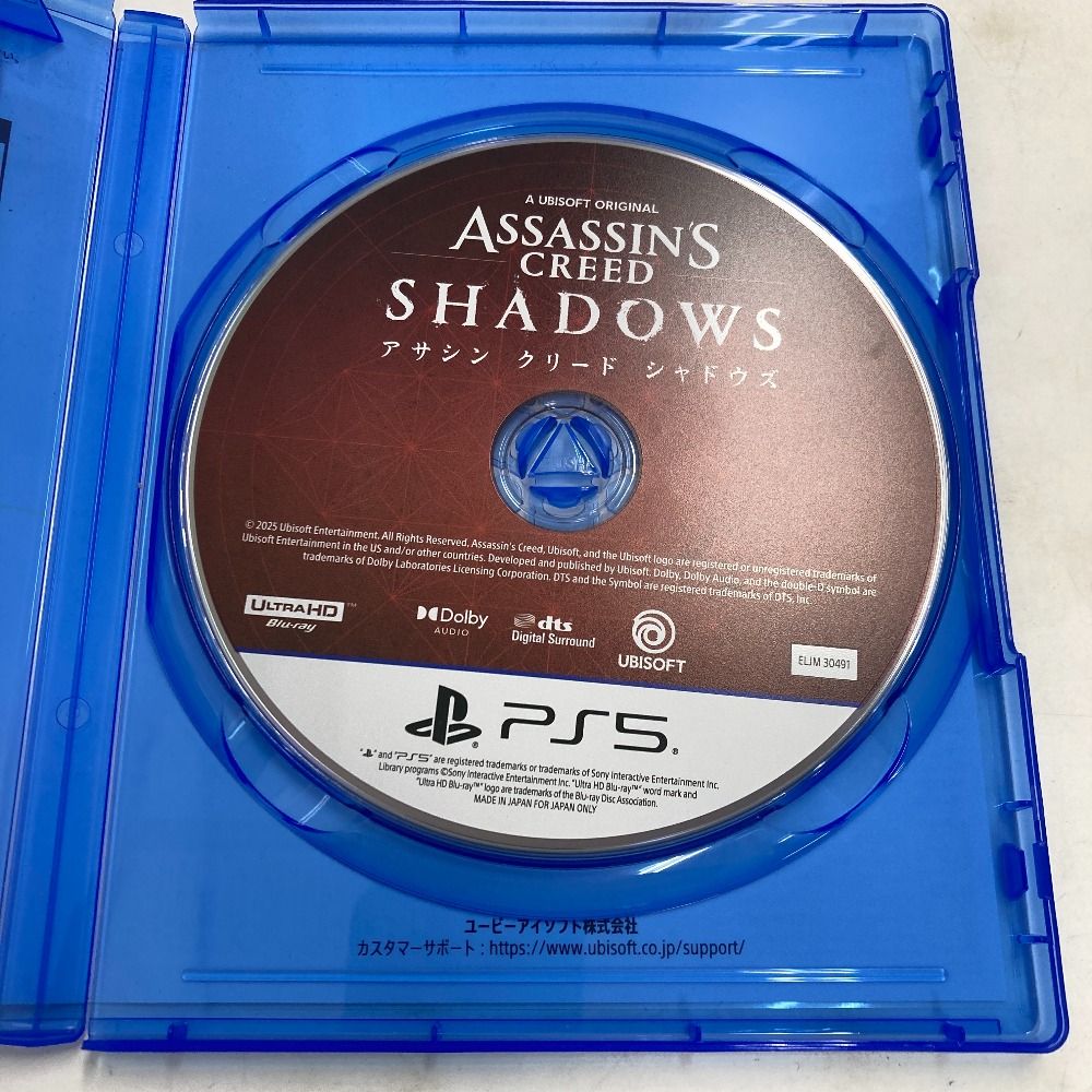 02w17977 PS5ソフト アサシンクリード シャドウズ ゲームソフト