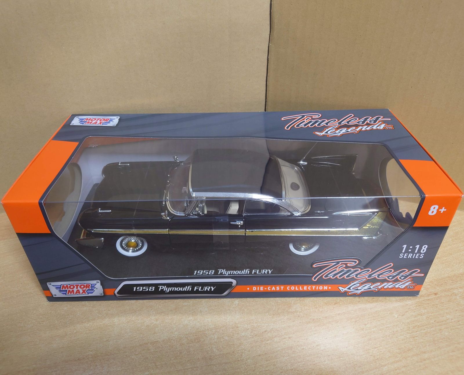1/18 プリムスフューリー 1958 ブラック Plymouth Fury - メルカリ