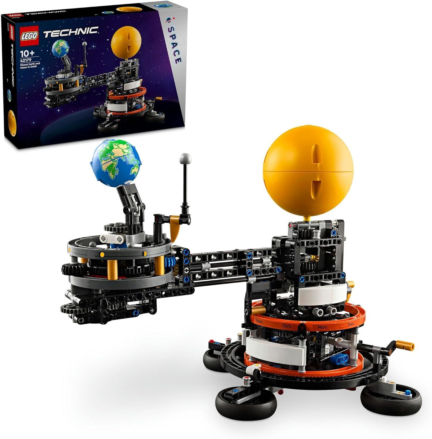 レゴ(LEGO) テクニック 地球と月の周回軌道 おもちゃ 玩具 誕生日 プレゼント ブロック 男の子 女の子 子供 10歳 11歳 12歳 小学生 宇宙 42179