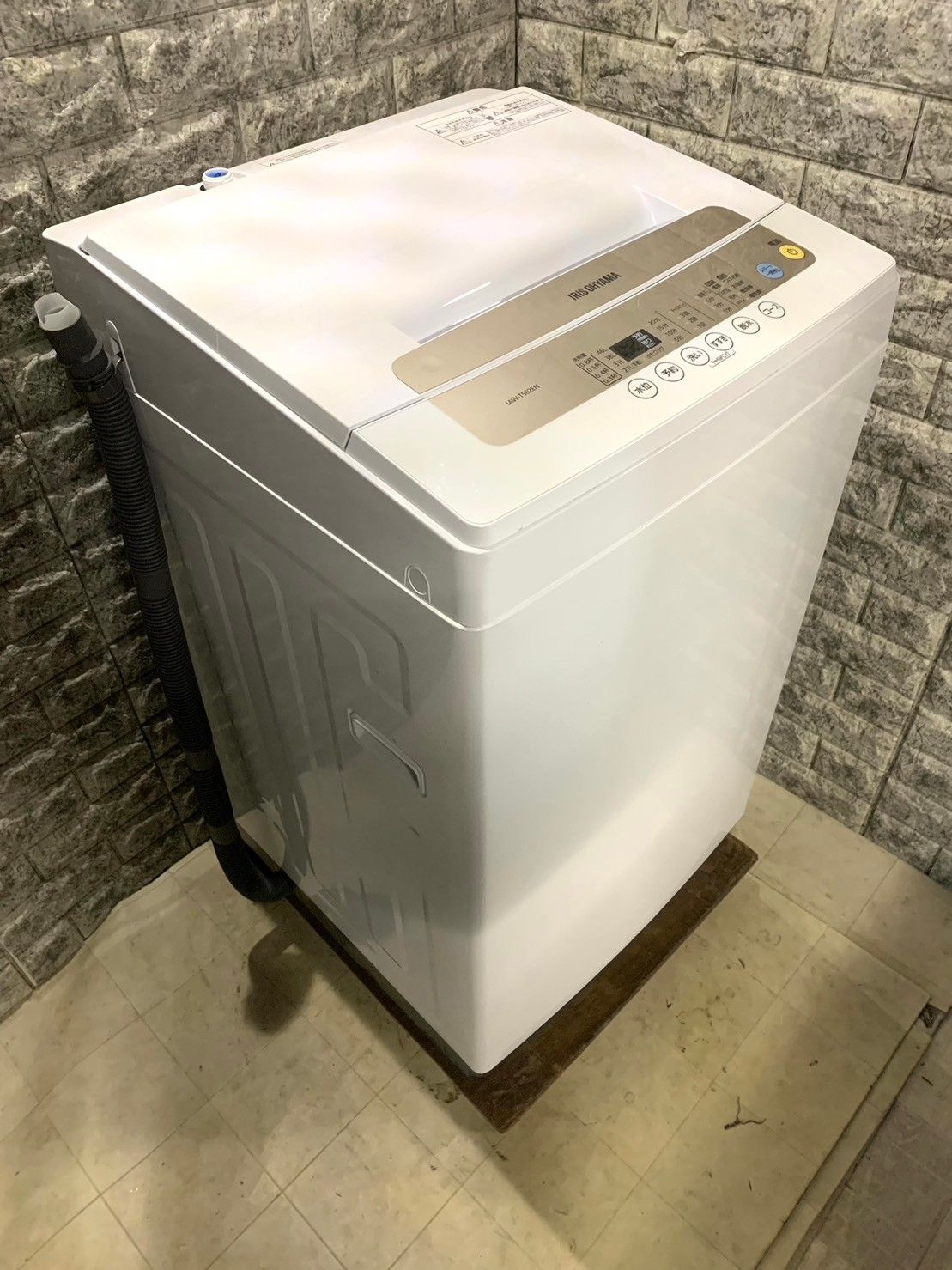 アイリス 洗濯機 5kg IAW-T502EN 保証期間あり - 洗濯機