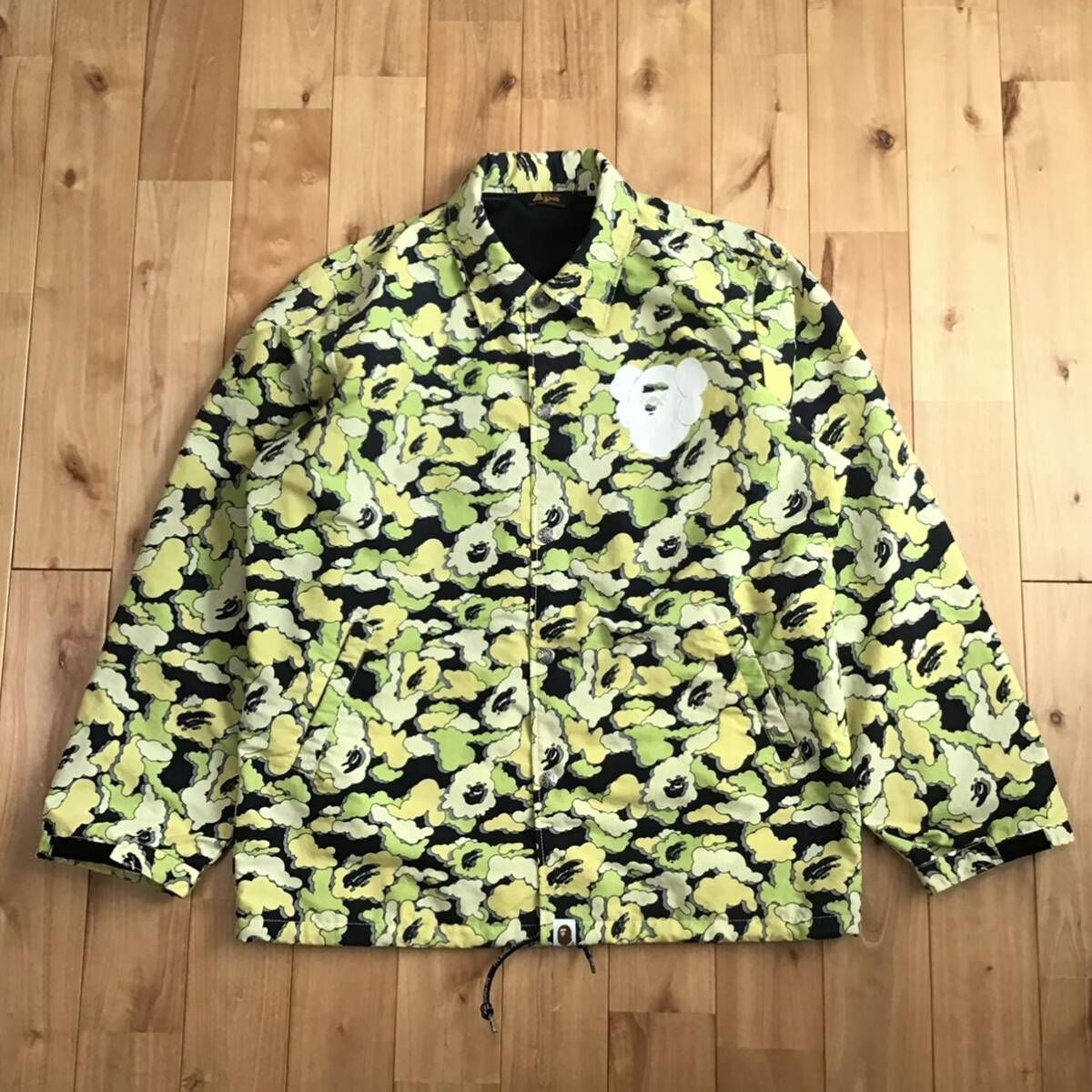 ☆激レア☆ KAWS × BAPE Cloud camo コーチ ジャケット Sサイズ a bathing ape jacket エイプ ベイプ  アベイシングエイプ カウズ NIGO - メルカリ