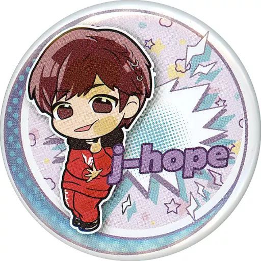 TinyTAN ぴた！でふぉめ缶バッジ j-hope 中古】バッジ・ピンズ ジェイホープ(BTS/防弾少年団) 「ぴた!でふぉめ