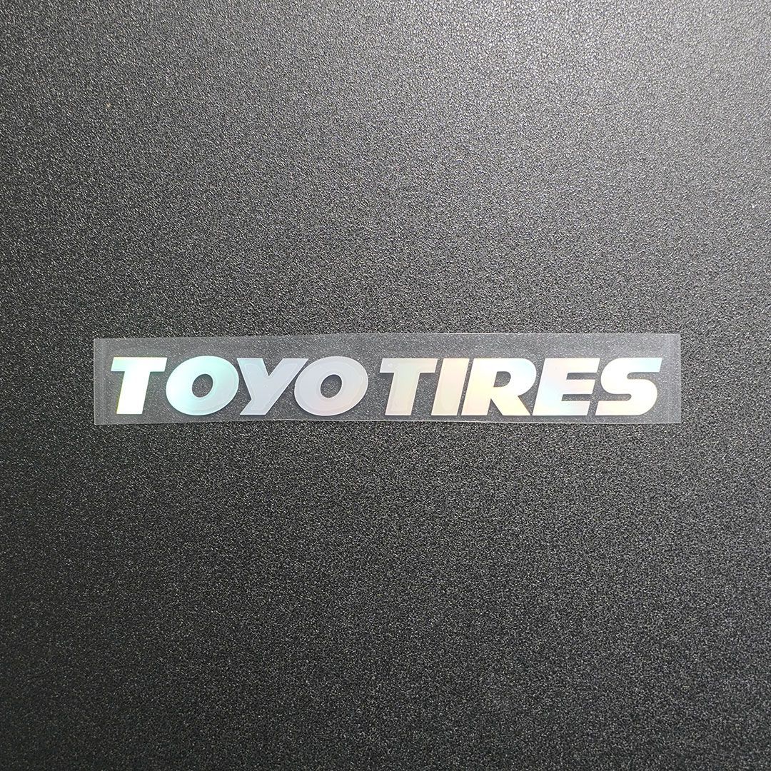 新品・未使用☆TOYO TIRES トーヨータイヤ カッティングステッカー ...